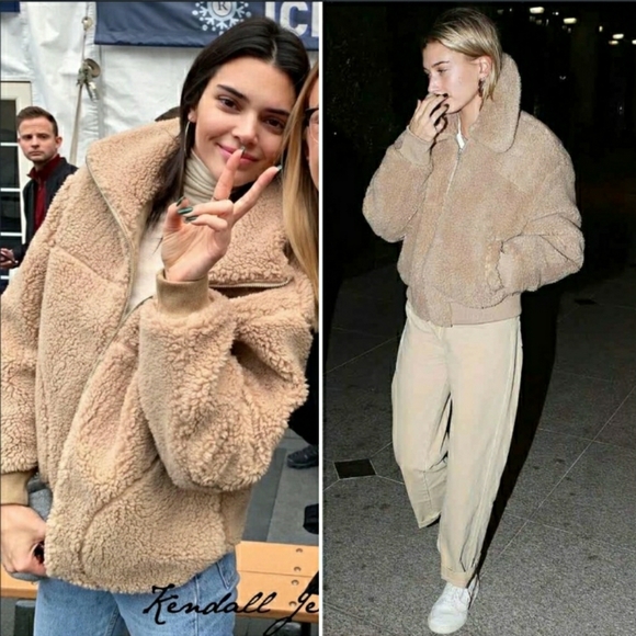 WILFRED FREE Zip-up Teddy Jacket, Size XXS - Picture 2 of 8